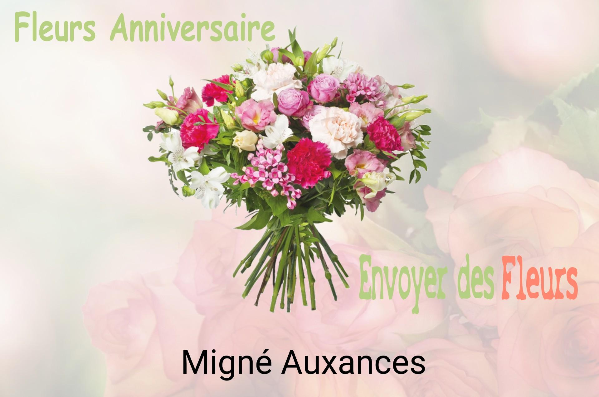 Bouquet de fleurs d’anniversaire livré à Migné-Auxances